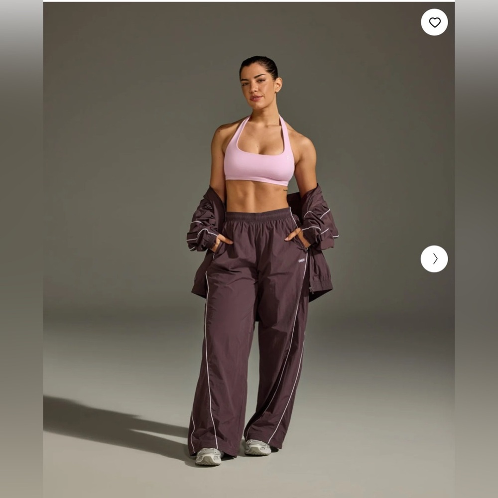 ❤️”SOLD” Oner Active OVERSIZED PIPED WOVEN STRAIGHT LEG TRACK BOTTOMS.